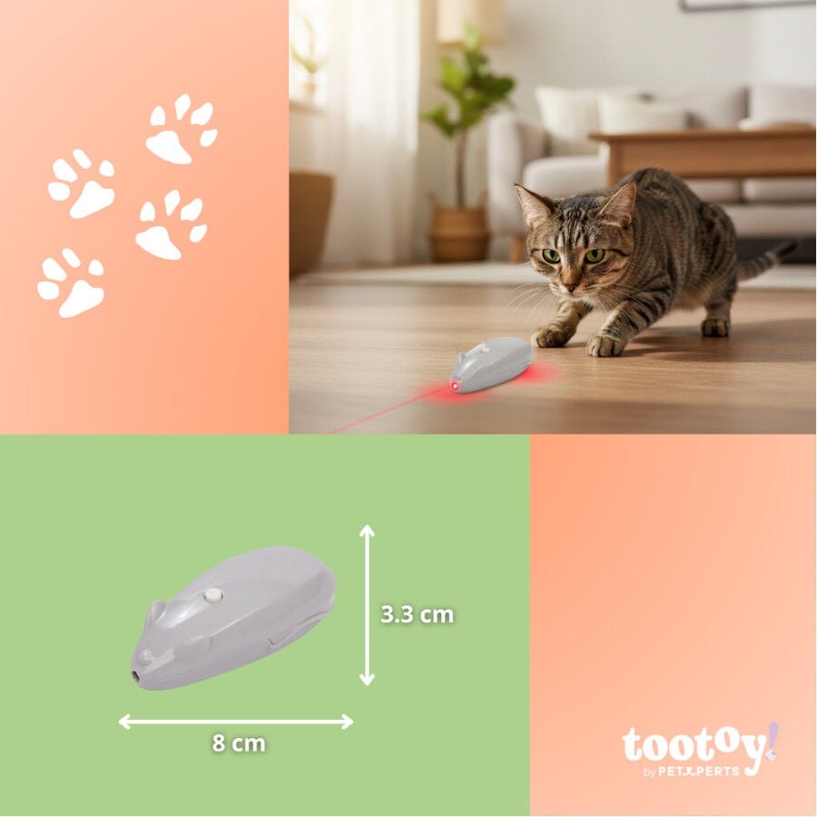 Tootoy! Rat&oacute;n L&aacute;ser Interactivo para gatos, , large Imagen numero 5